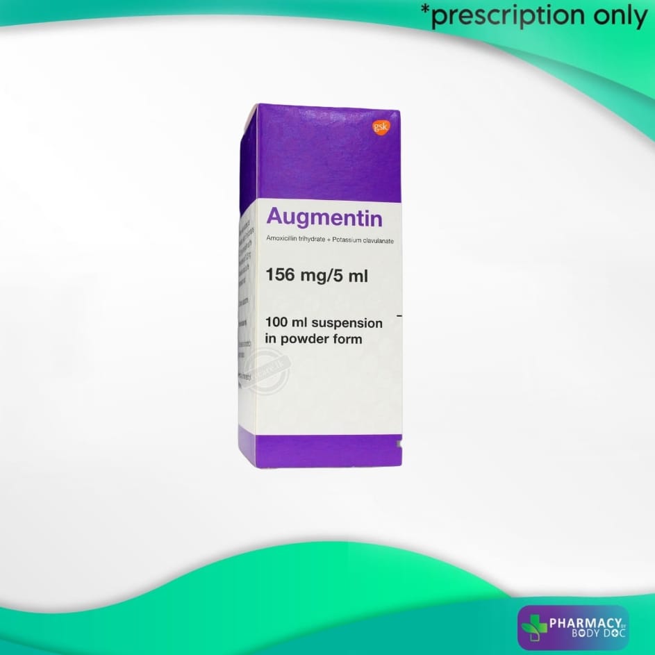 Augmentin suspension 156mg (100ml) Body Doc